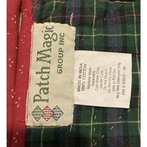 Set Of 4 Patch Magic Group INC Quilted Bear Placemats - Picture 4 of 6